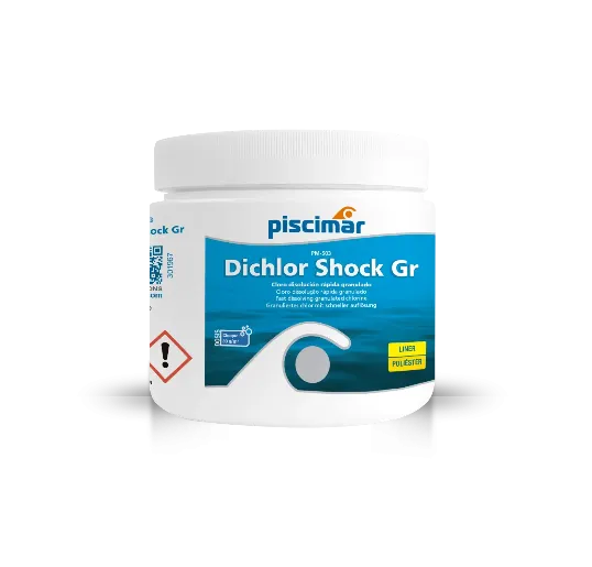 Cloro granulado rápido - Dicloro Shock Gr 500g
